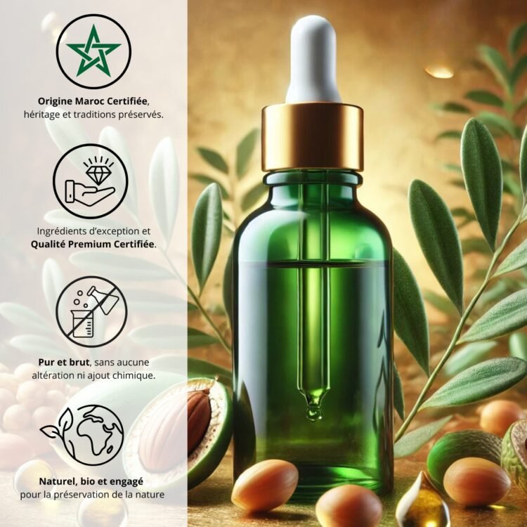 Huile d'Argan Bio "Premium" en 30 ou 50 ml