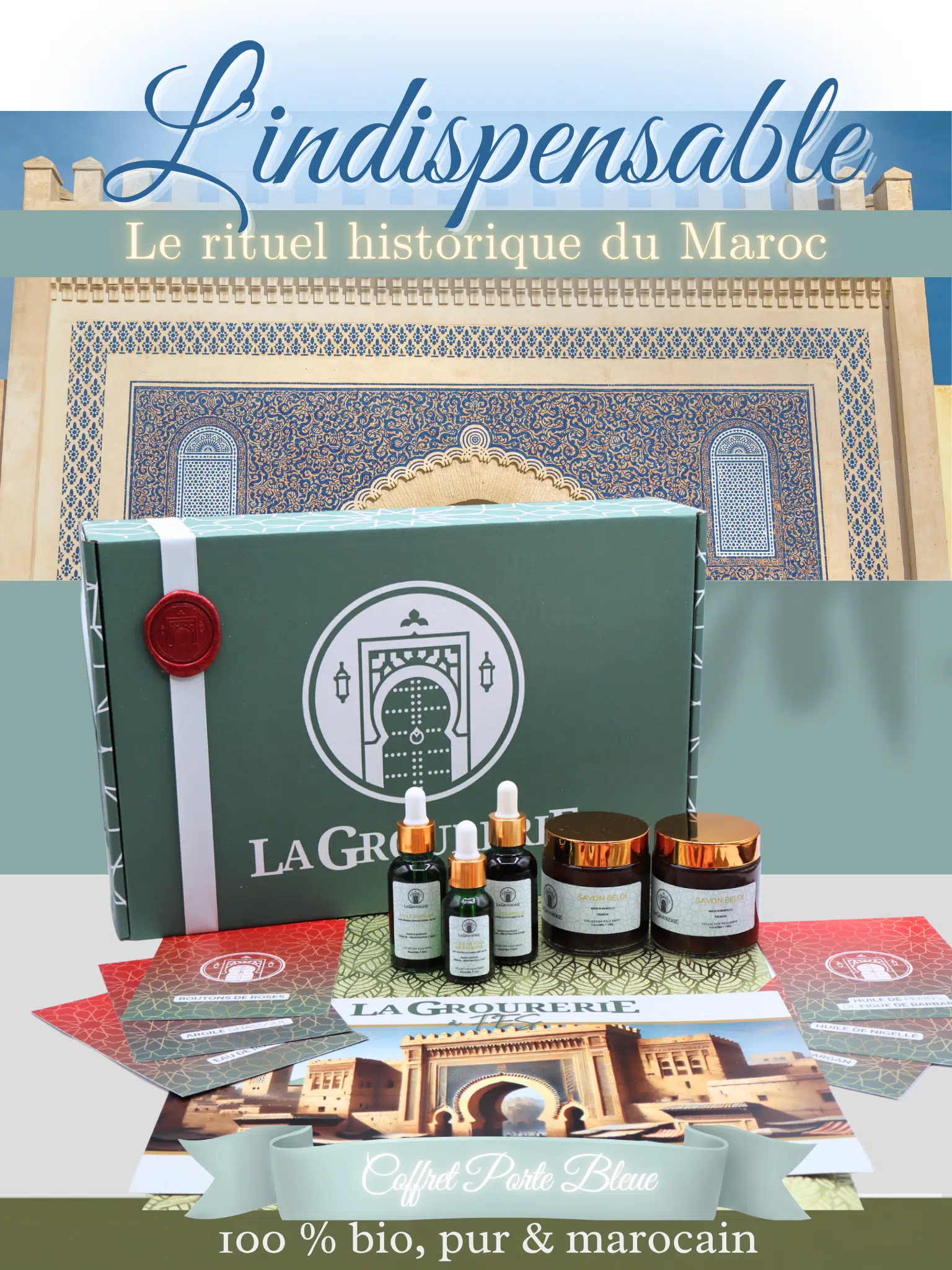 Coffret "Porte Bleue'' en Mini ou Maxi