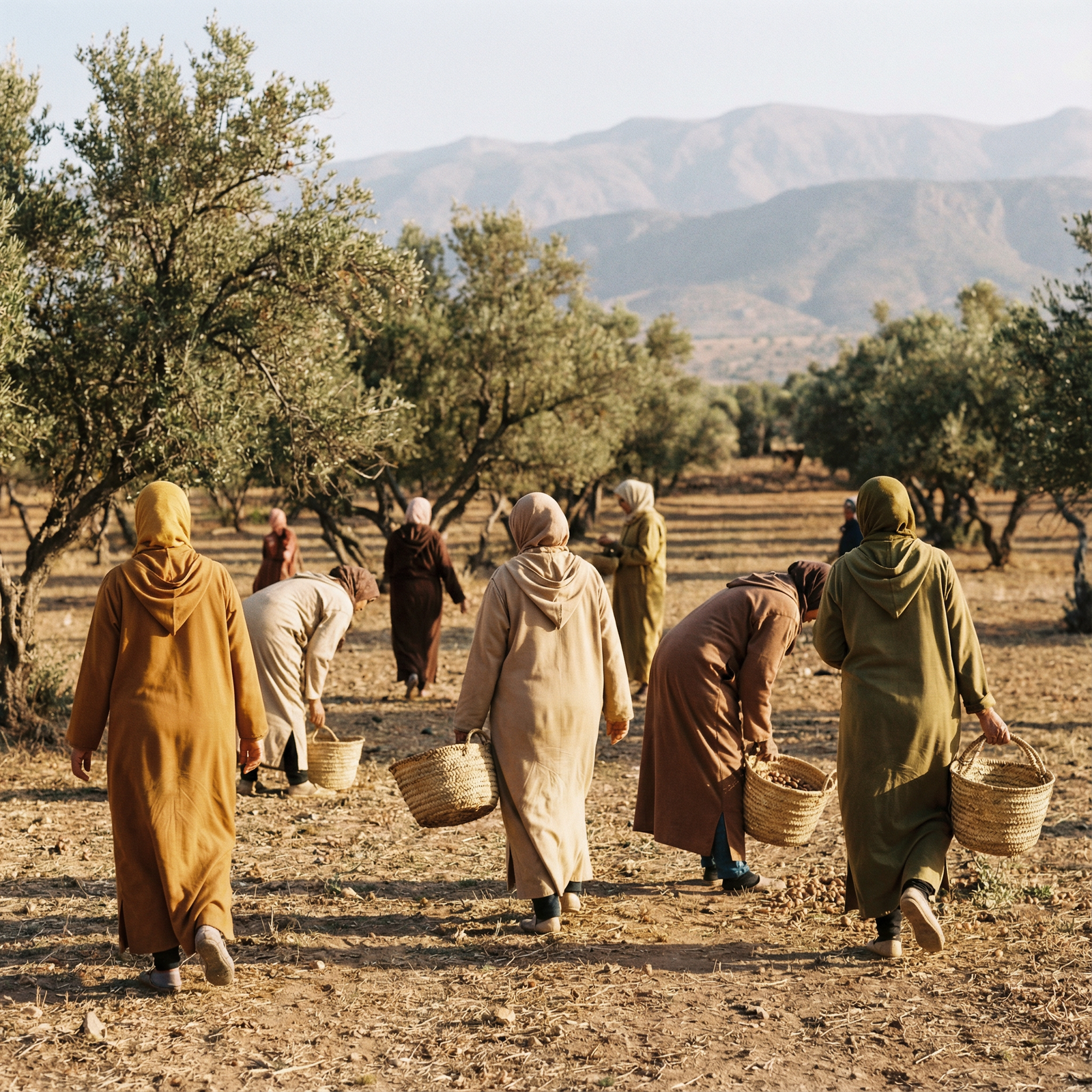 Recolte de l'Huile d'Argan - La Grourerie