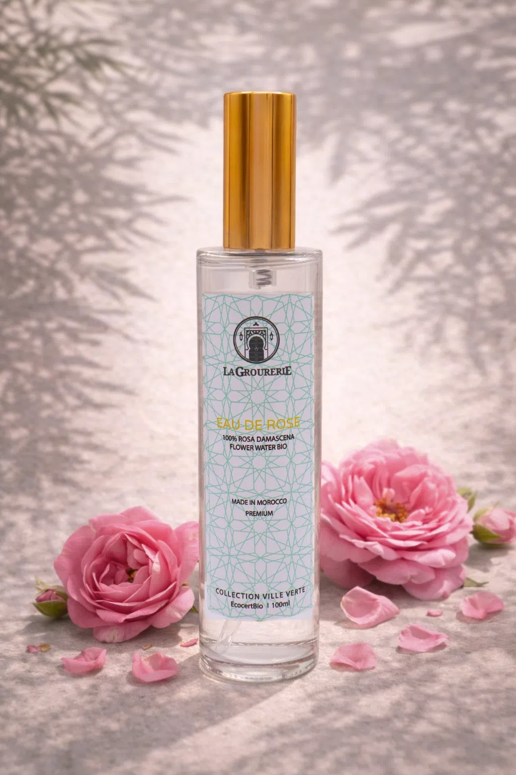 Eau de Rose Bio - "Premium" 100 Ml.